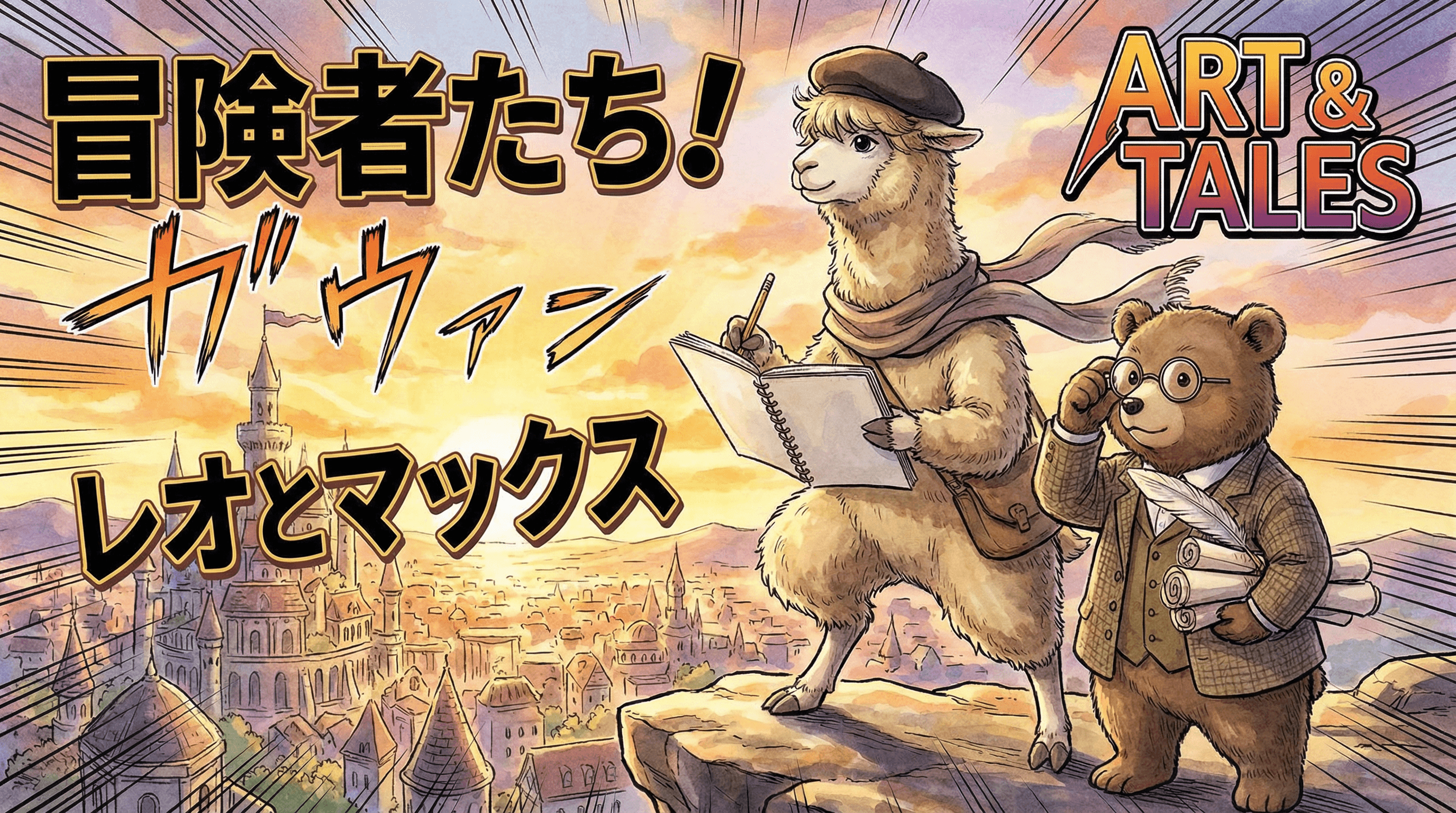 Manga IP Storyboard: Leo & Max Layout 121 (Japanese Manga · Full Color)