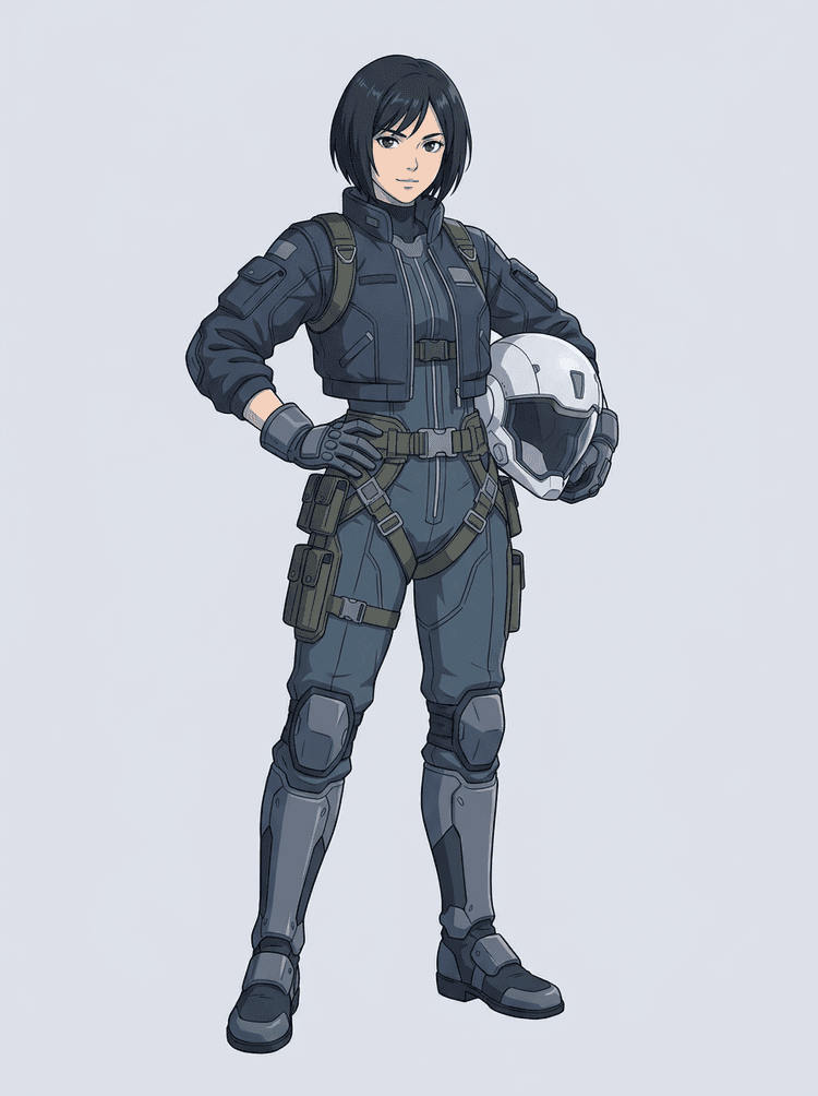 صورة المصدر الأصلية لطيار Mecha خيال علمي أنمي