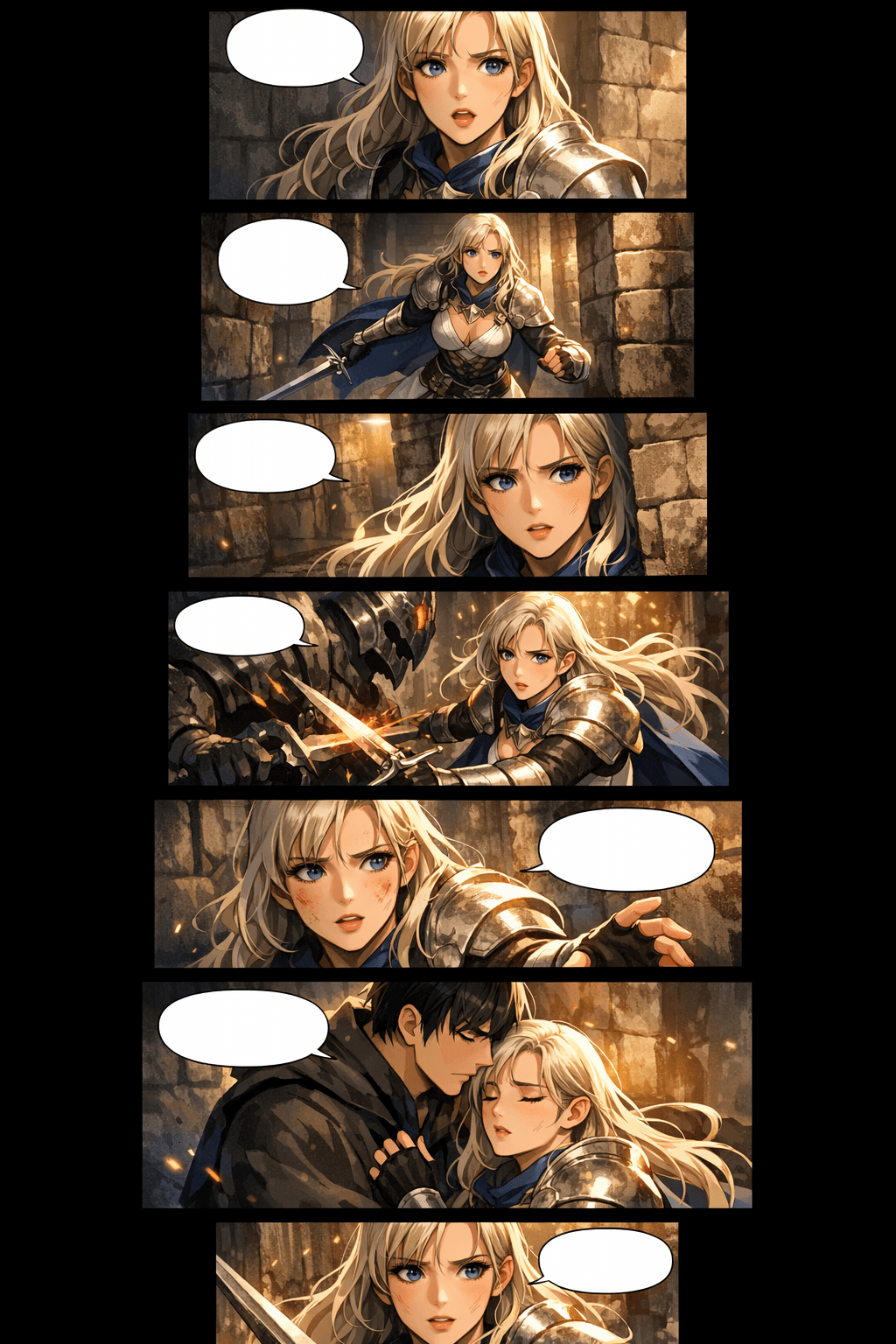 Final generated webtoon result