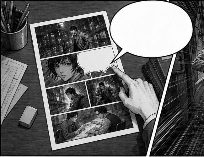 Extracted manga panel showing bubble boundary review from the same source page