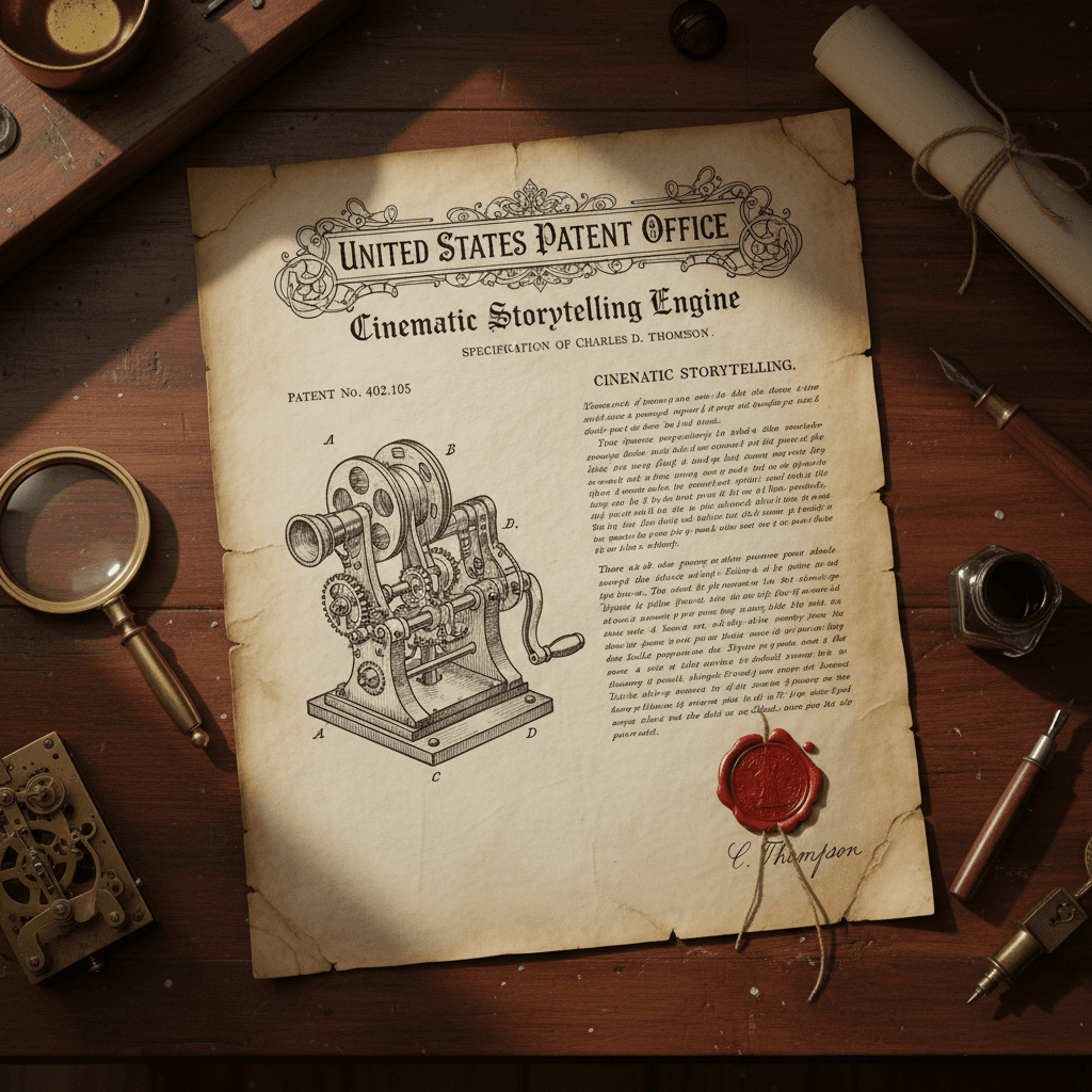 Vintage Patent Document for an Invention