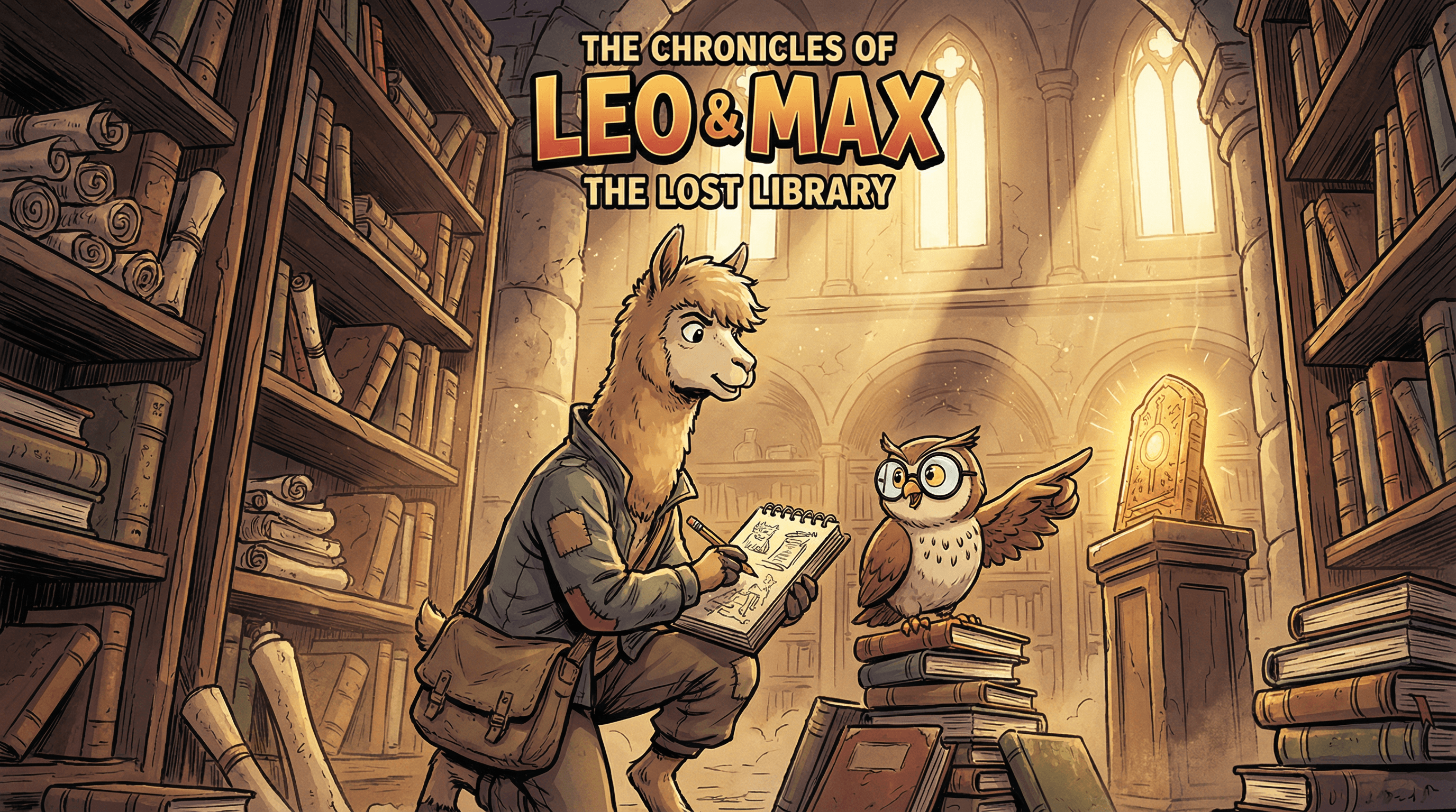 Manga IP Storyboard: Leo & Max Layout 187 (American Comic · Full Color)