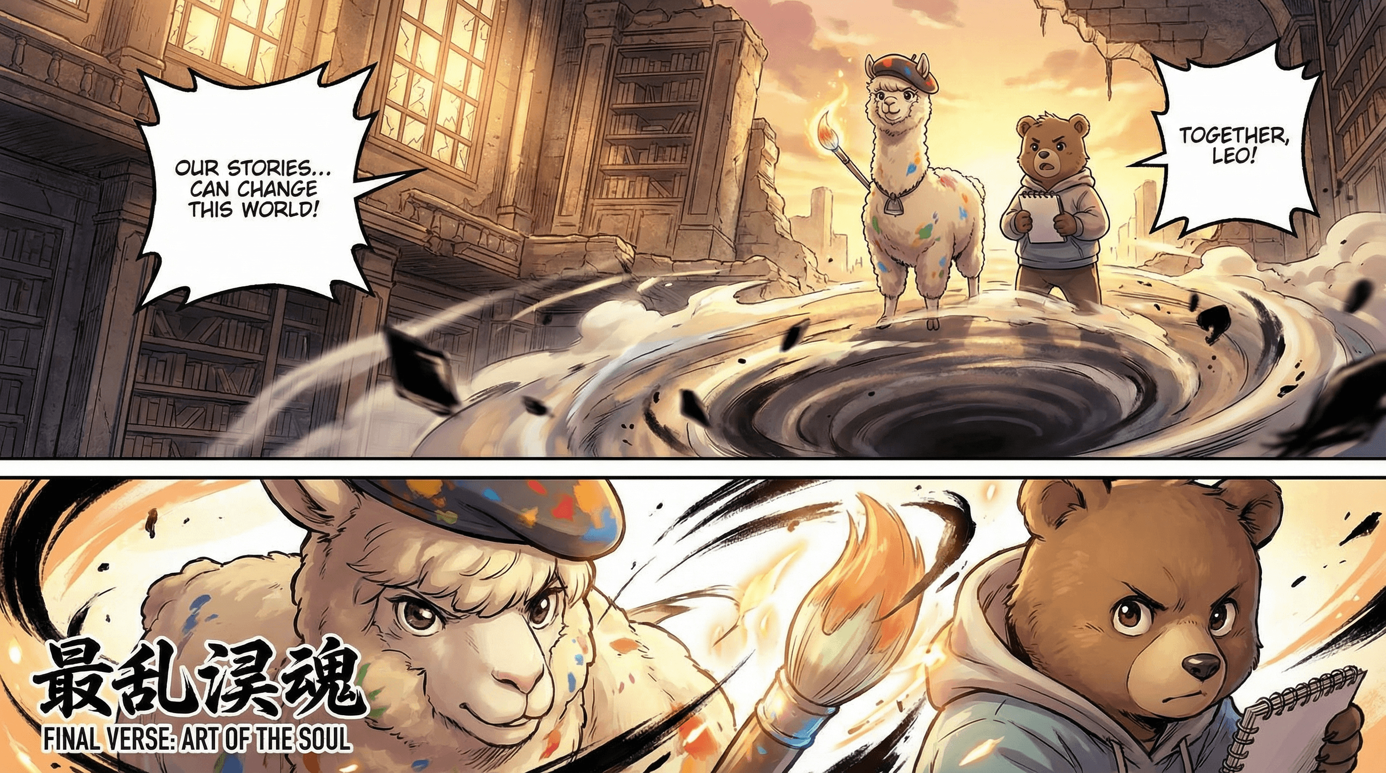 Manga IP Storyboard: Leo & Max Layout 238 (Japanese Manga · Full Color)