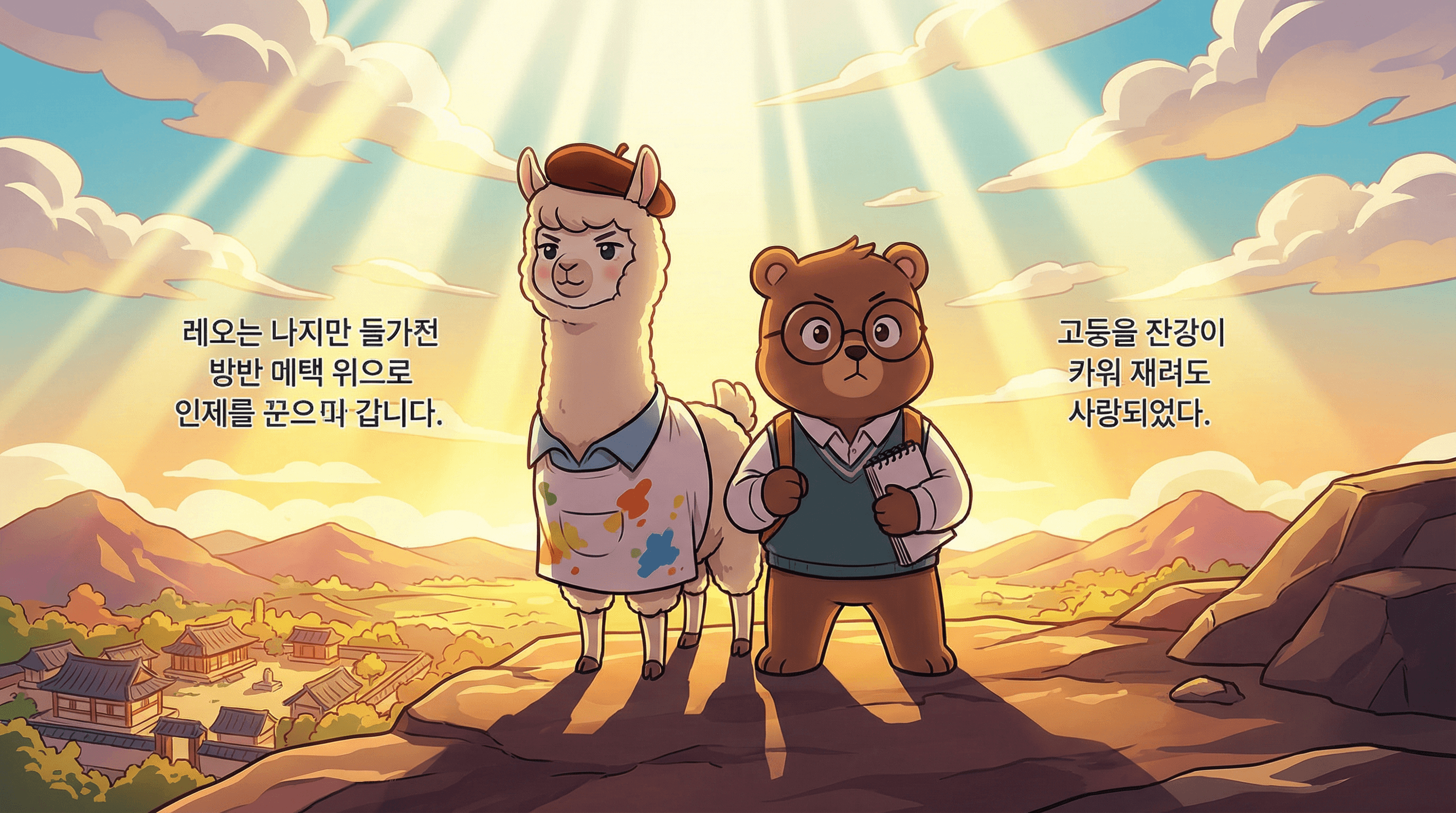 Manga IP Storyboard: Leo & Max Layout 304 (Korean Webtoon · Full Color)