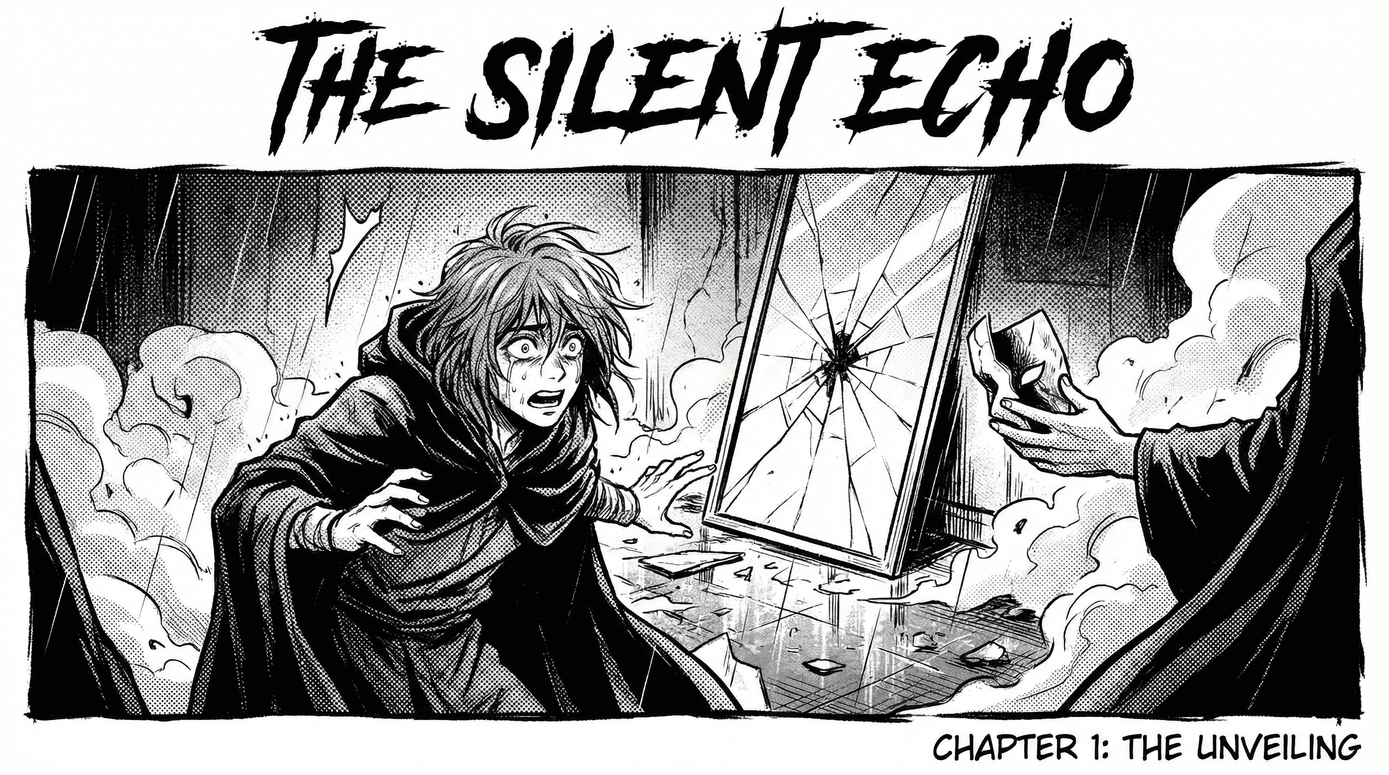 Manga IP Storyboard: Leo & Max Layout 42 (Korean Webtoon · Black & White)