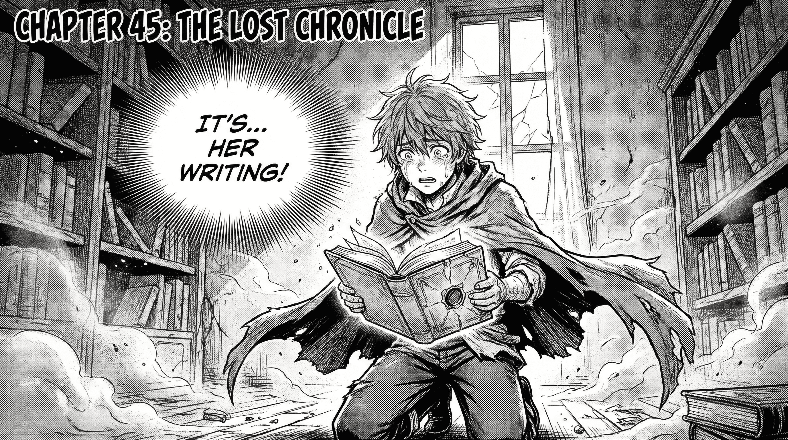 Manga IP Storyboard: Leo & Max Layout 91 (Japanese Manga · Black & White)