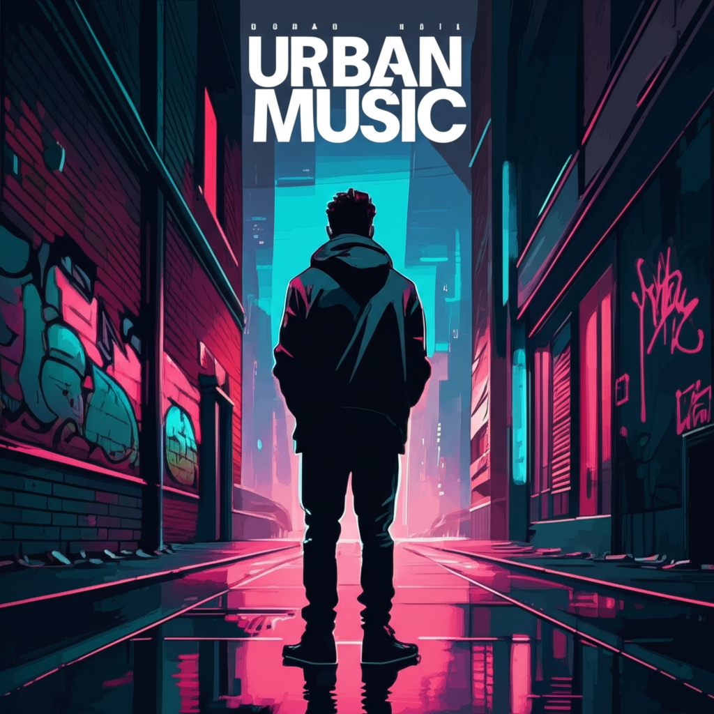 Urban AI music album artwork